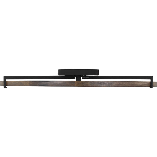 Shuffle Large Flush by Visual Comfort & Co. in nightshade black. Made from aluminum or brass in a unique style.