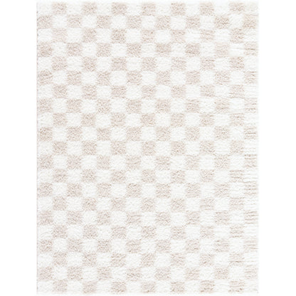 Cloudy Shag CDG-2330 Rug by Livabliss in ivory, light beige. Made from polyester in a unique style.