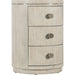 Modern Mood Round Nightstand by Hooker Furniture. Made from oak veneers in a modern style.