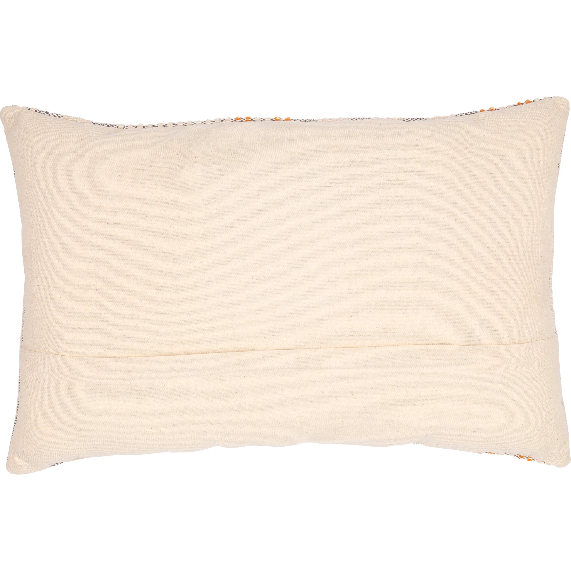 Camden Pillow - 27949 by Livabliss in cream, orange. Made from 70% cotton, 30% polyester, 100% cotton in a unique style.