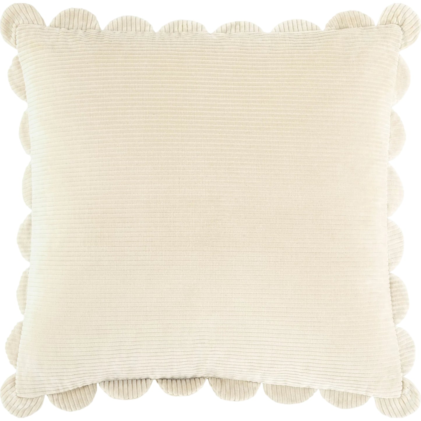 002 SI-2529024,SI-2529025,SI-2529026,SI-2529027,SI-2529028,SI-2529029 | Primary Silo | Corduroy Scalloped Quarters Accent Pillow by Livabliss. Made from cotton in a unique style.