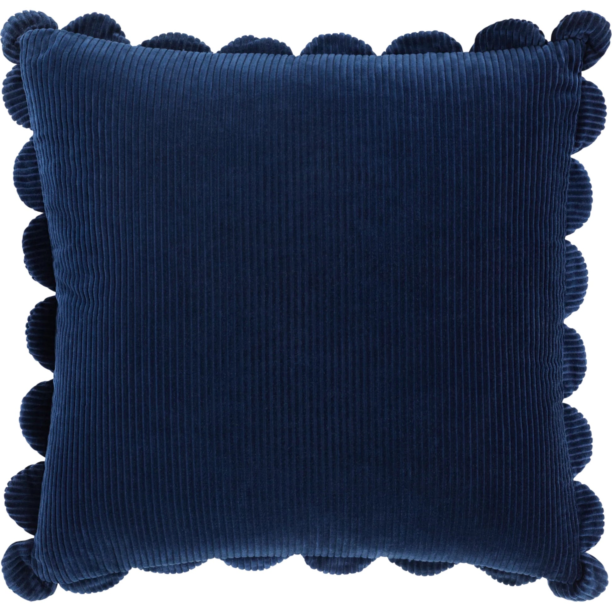 Corduroy Scalloped Quarters Accent Pillow by Livabliss. Made from cotton in a unique style.