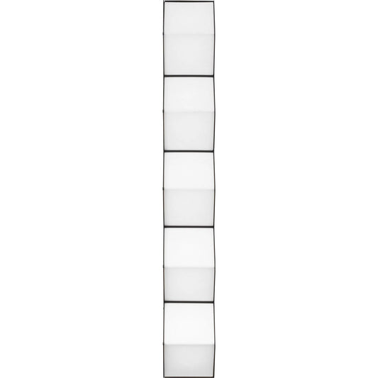 Zig Zag X-Large Sconce by Visual Comfort & Co. in latte. Made from steel or brass in a unique style.