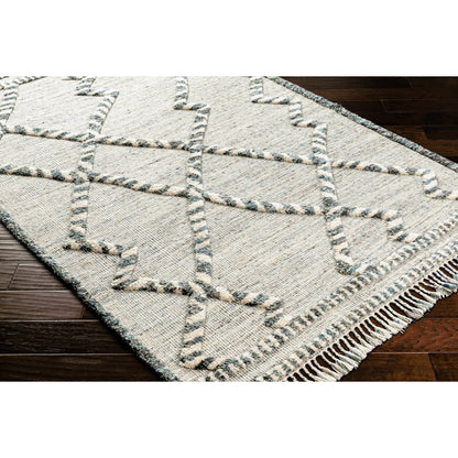 Cadiz Rug - 29475 by Surya in medium gray, dark brown, ivory, medium brown. Made from 100% wool in a unique style.