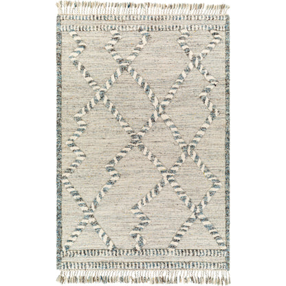 Cadiz Rug - 29475 by Surya in medium gray, dark brown, ivory, medium brown. Made from 100% wool in a unique style.