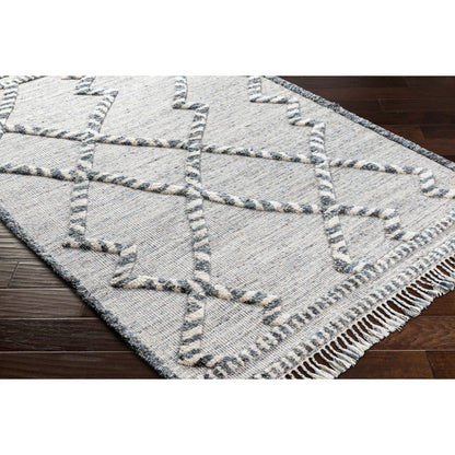 Cadiz Rug - 29475 by Surya in medium gray, dark brown, ivory, medium brown. Made from 100% wool in a unique style.