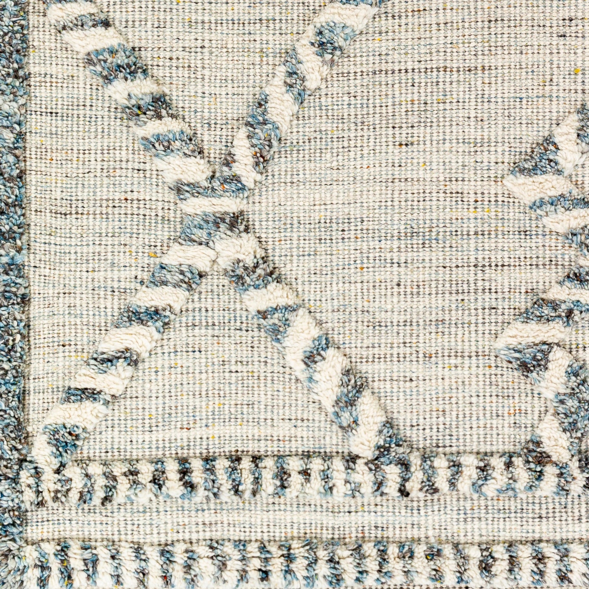 Cadiz Rug - 29475 by Surya in medium gray, dark brown, ivory, medium brown. Made from 100% wool in a unique style.