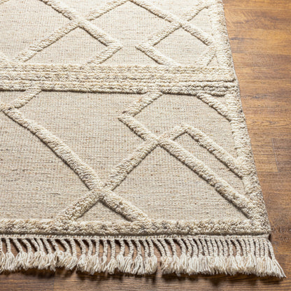 Cadiz Rug - 29477 by Surya in light beige, medium gray, cream. Made from unique in a unique style.