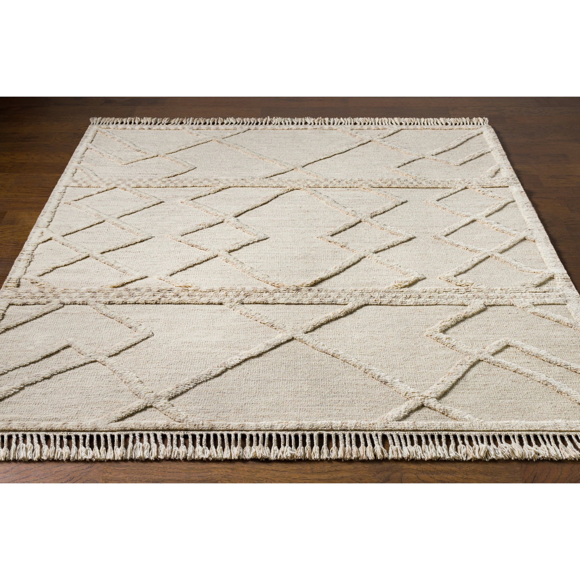 Cadiz Rug - 29477 by Surya in light beige, medium gray, cream. Made from unique in a unique style.