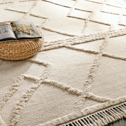 Cadiz Rug - 29477 by Surya in light beige, medium gray, cream. Made from unique in a unique style.