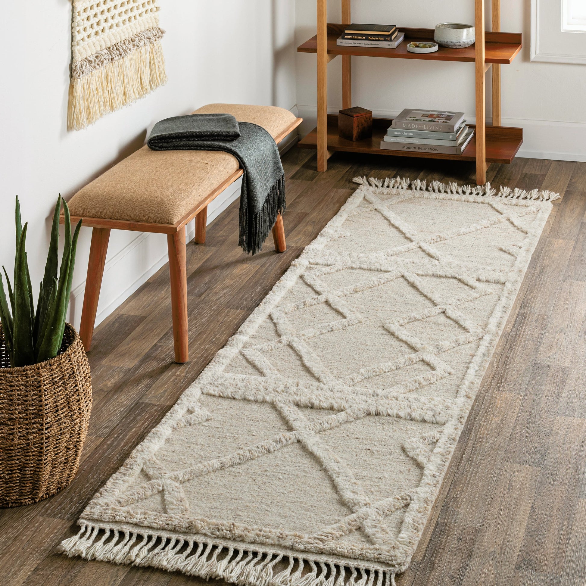 Cadiz Rug - 29477 by Surya in light beige, medium gray, cream. Made from unique in a unique style.