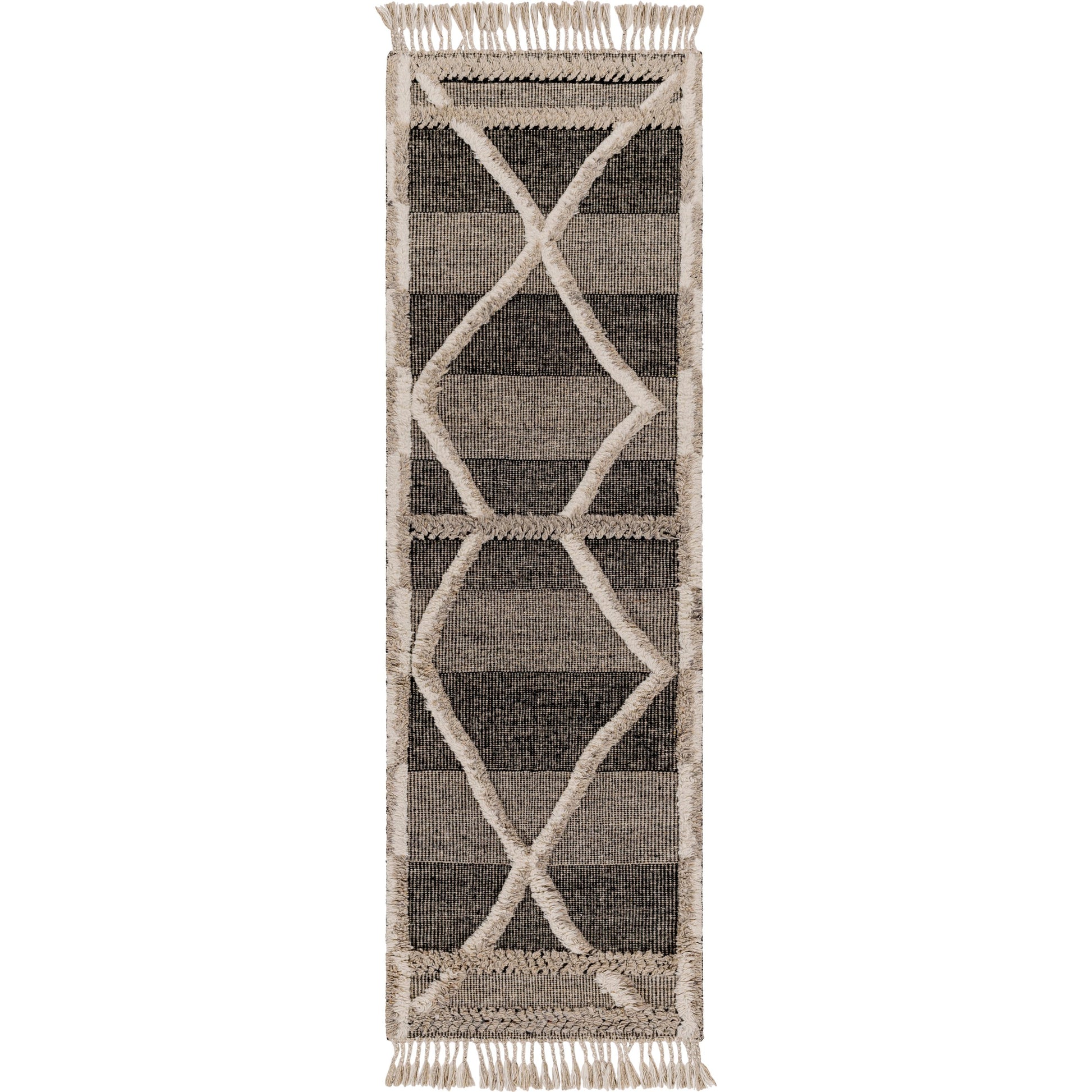 Cadiz Rug - 29478 by Surya in gray, black, cream. Made from 100% wool in a unique style.
