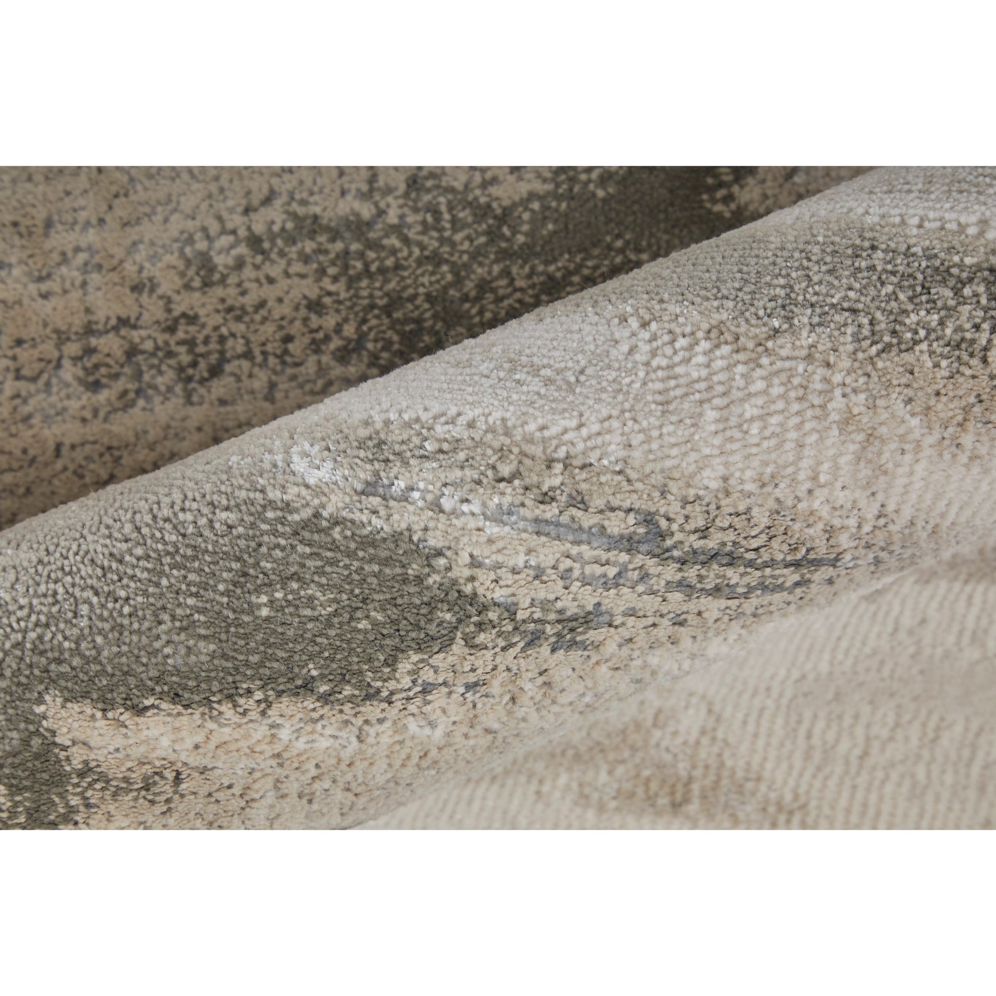 Micah Rug - 39LQF by Feizy in gray, taupe, ivory. Made from polyester, polypropylene in a unique style.