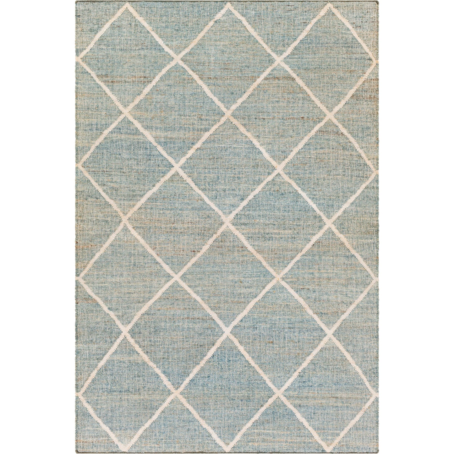 002 SI-1878477 | Primary Silo | Cadence Rug by Surya in dusty sage, beige, pale blue, light brown, ivory. Made from 100% jute in a modern style.