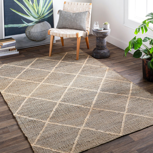 Cadence Rug by Surya. Made from 100% jute in a modern style.