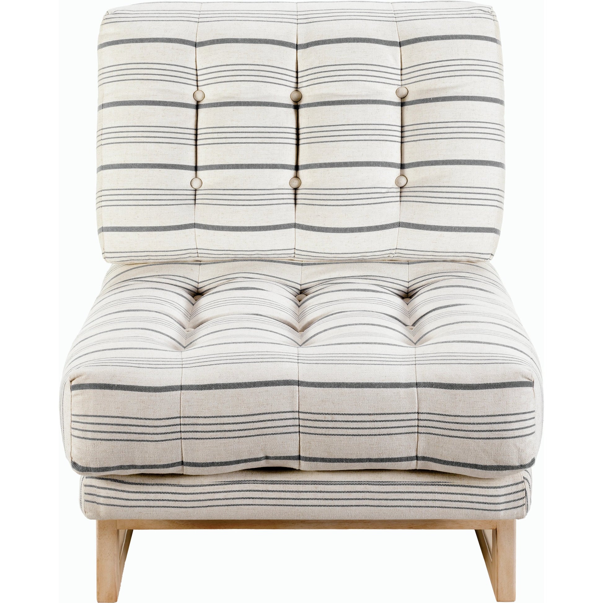 Cedron Accent Chair - 527333 by Livabliss in gray and taupe. Made from upholstery: polyester, base: rubber wood, fill: 98% polyurethane foam, 2% polyester, polyfill in a modern style.