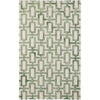 Ivory, Green / 2' x 3'
