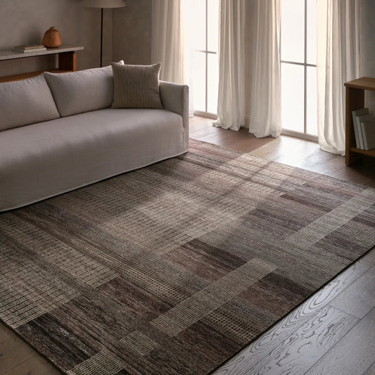 Centenary CEN03 Rug by Jaipur Living in brown, tan, beige. Made from 100% wool in a unique style.