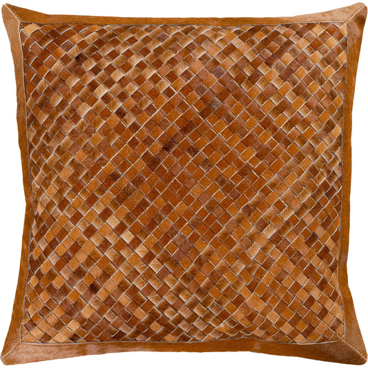 Cesta Pillow - 21251 by Surya. Made from 100% hair on hide, 100% polyester in a modern style.