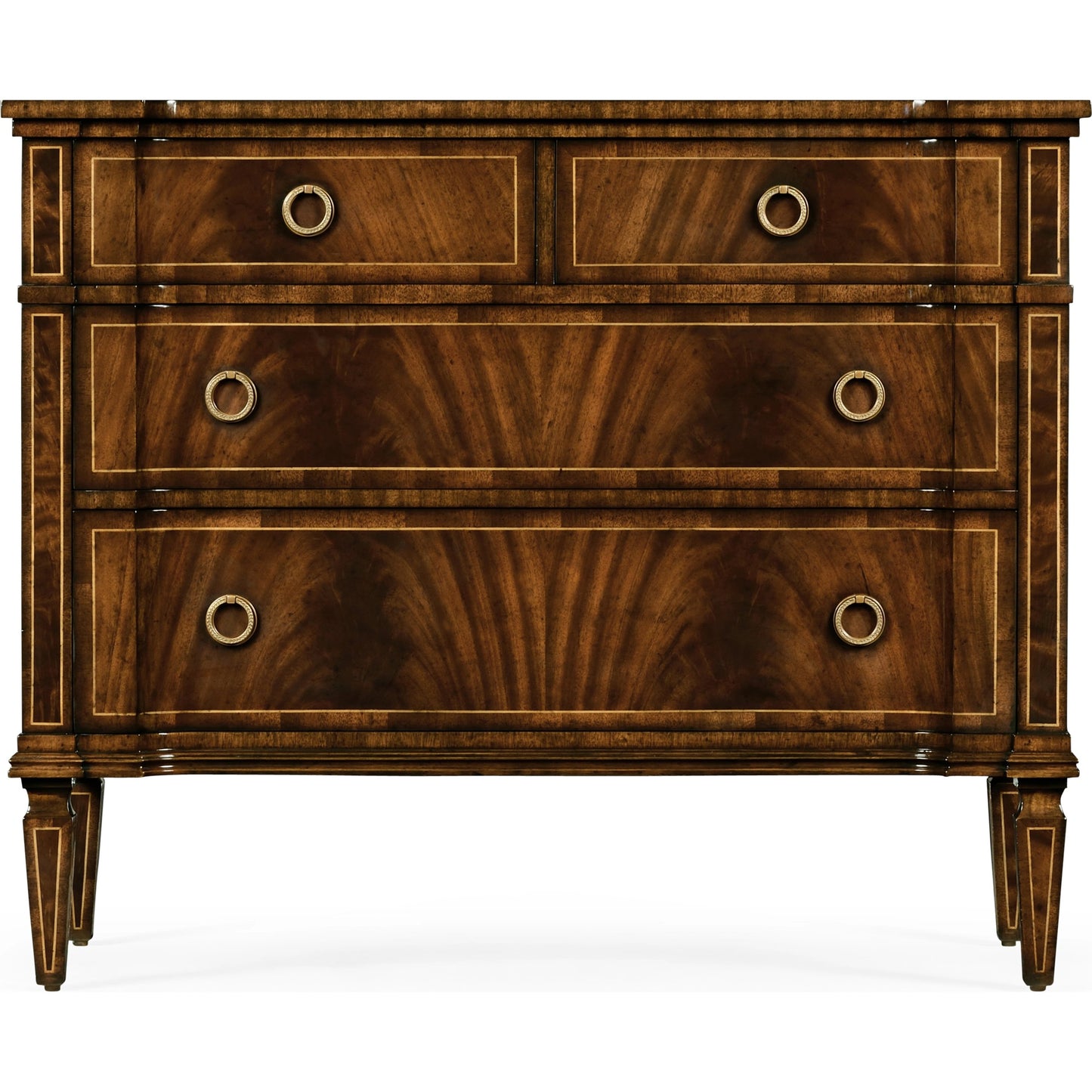 003 SR-846110 | Additional Silo | Versailles Regency Style Mahogany Chest of Drawers by Jonathan Charles in brown and medium antique mahogany. Made from acacia in a traditional style.