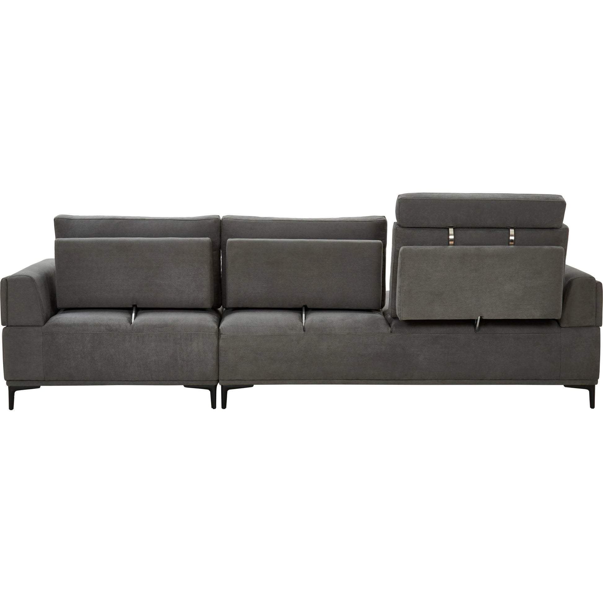 Lucca Sectional Sofa by Pasargad Home. Made from polyester fabric in a modern style.