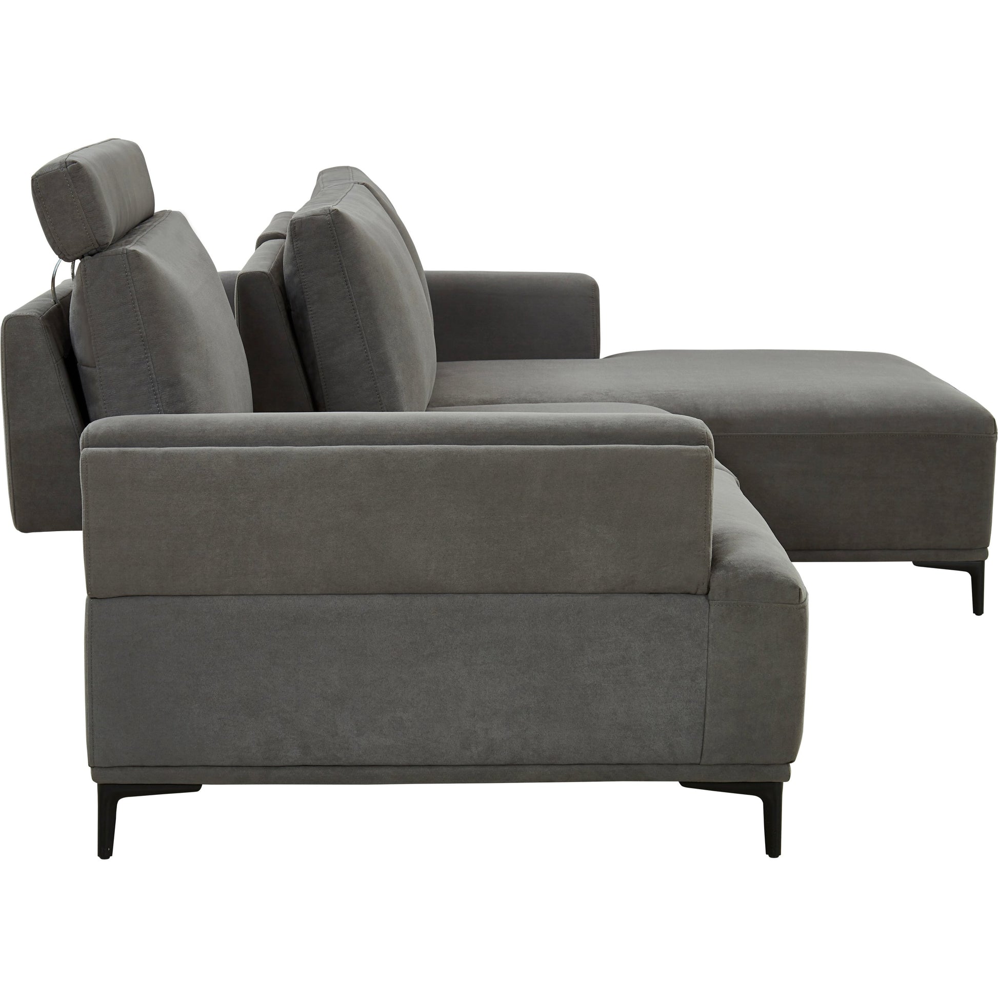 Lucca Sectional Sofa by Pasargad Home. Made from polyester fabric in a modern style.