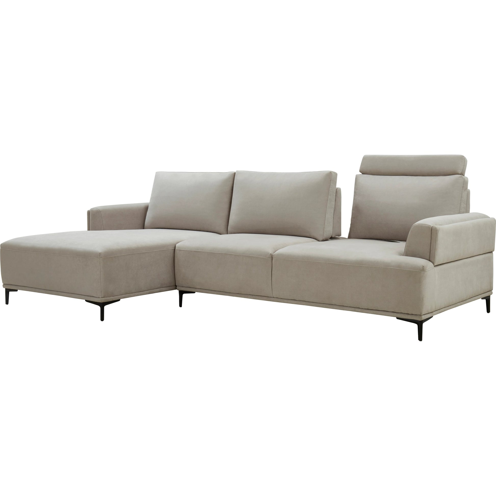 Lucca Sectional Sofa by Pasargad Home. Made from polyester fabric in a modern style.