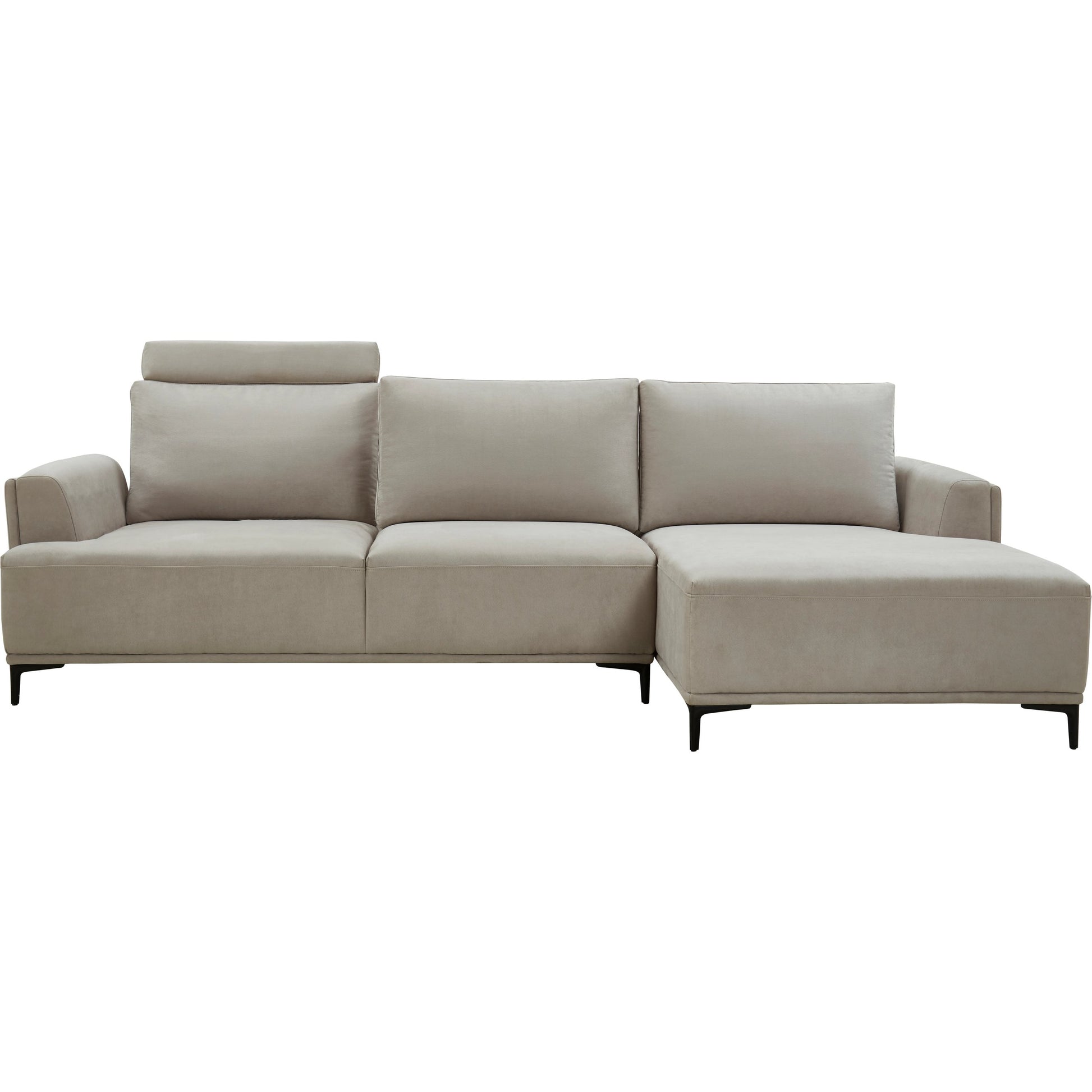 Lucca Sectional Sofa by Pasargad Home. Made from polyester fabric in a modern style.