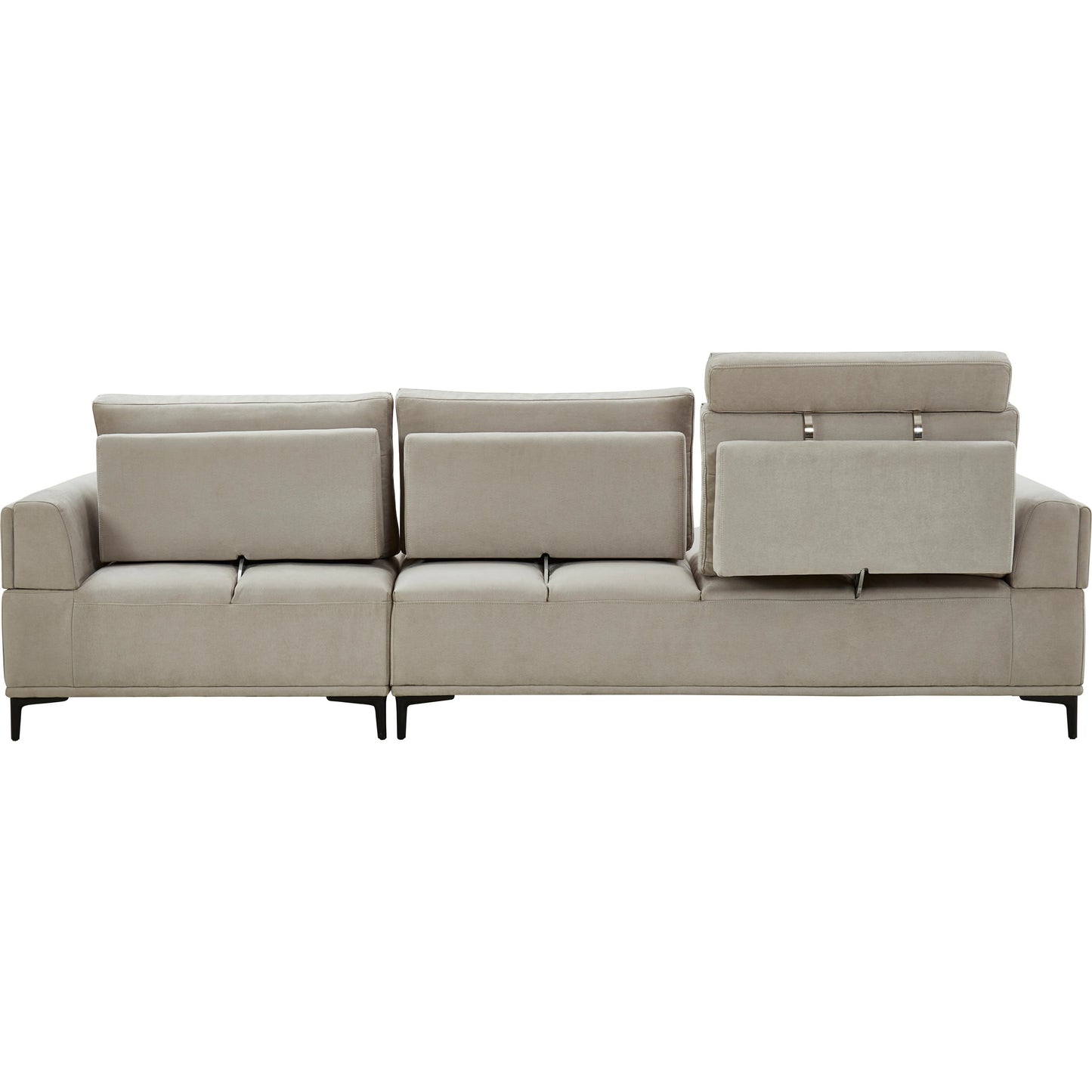 019 SI-1990617 | Lifestyle | Lucca Sectional Sofa by Pasargad Home. Made from polyester fabric in a modern style.