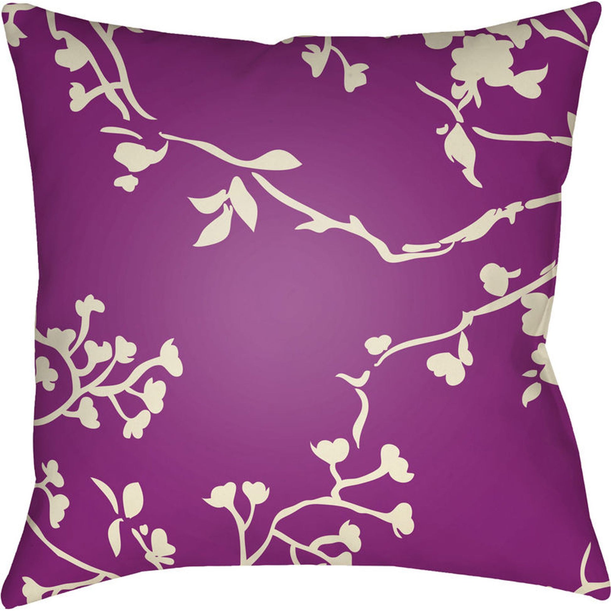 Chinoiserie Floral Pillow - 28149 by Livabliss. Made from unique in a traditional style.
