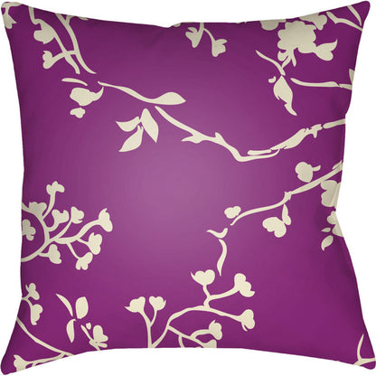 Chinoiserie Floral Pillow - 28149 by Livabliss. Made from unique in a traditional style.