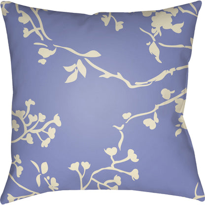 Chinoiserie Floral Pillow - 28149 by Livabliss. Made from unique in a traditional style.