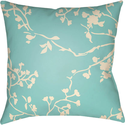 Chinoiserie Floral Pillow - 28149 by Livabliss. Made from unique in a traditional style.