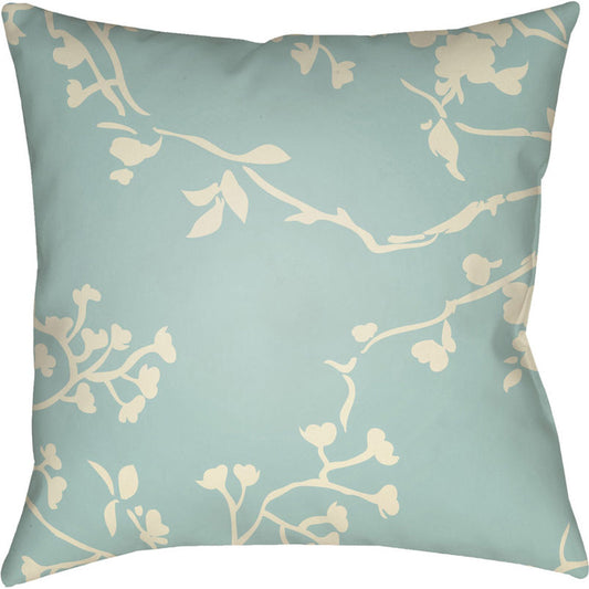 Chinoiserie Floral Pillow - 28149 by Livabliss. Made from unique in a traditional style.