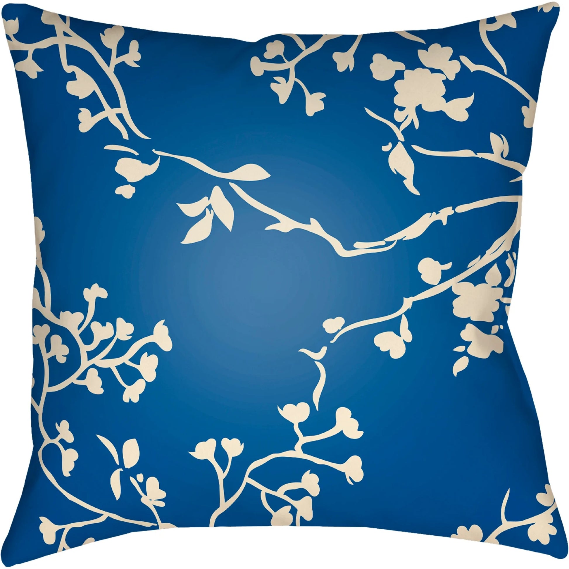 Chinoiserie Floral Pillow - 28149 by Livabliss. Made from unique in a traditional style.