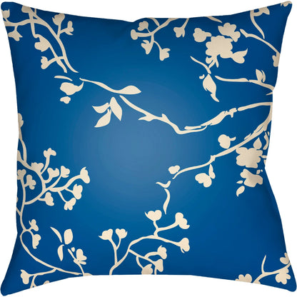 Chinoiserie Floral Pillow - 28149 by Livabliss. Made from unique in a traditional style.