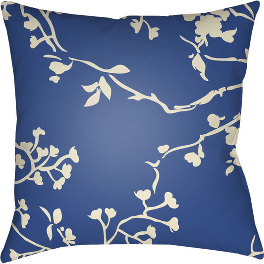 Chinoiserie Floral Pillow - 28149 by Livabliss. Made from unique in a traditional style.