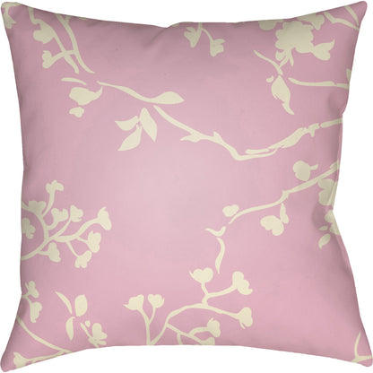 Chinoiserie Floral Pillow - 28149 by Livabliss. Made from unique in a traditional style.