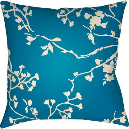 Chinoiserie Floral Pillow - 28149 by Livabliss. Made from unique in a traditional style.