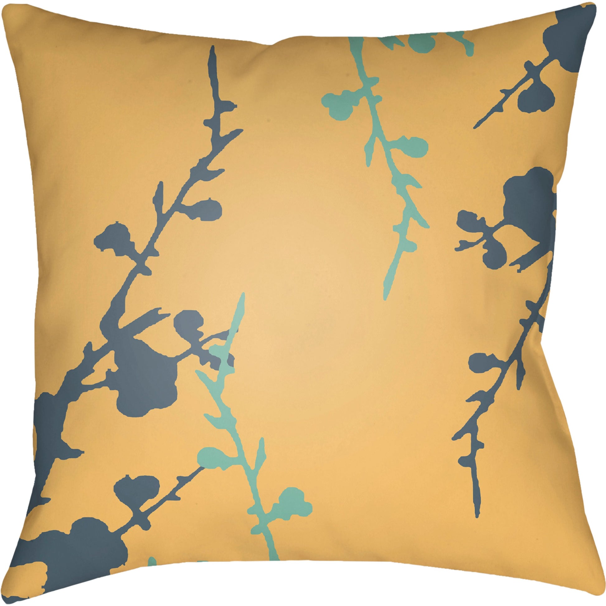Chinoiserie Floral Pillow - 28149 by Livabliss. Made from unique in a traditional style.