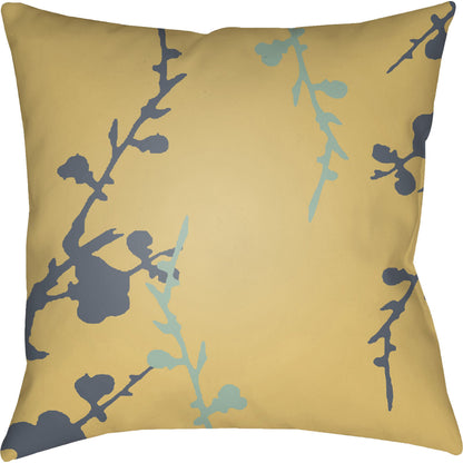 Chinoiserie Floral Pillow - 28149 by Livabliss. Made from unique in a traditional style.