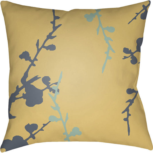 Chinoiserie Floral Pillow - 28149 by Livabliss. Made from unique in a traditional style.