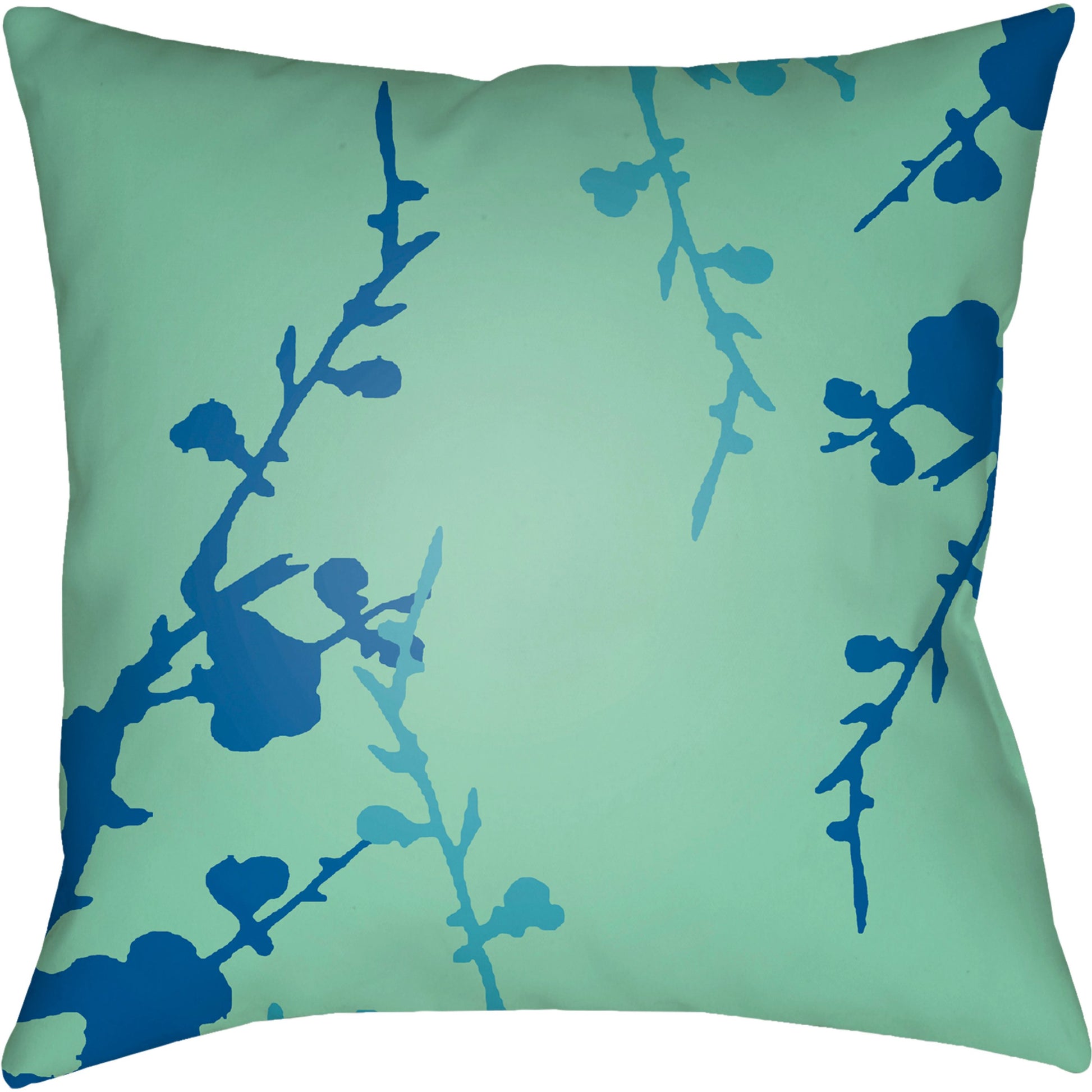 Chinoiserie Floral Pillow - 28149 by Livabliss. Made from unique in a traditional style.