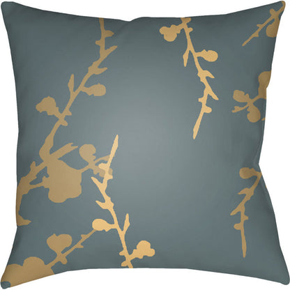 Chinoiserie Floral Pillow - 28149 by Livabliss. Made from unique in a traditional style.