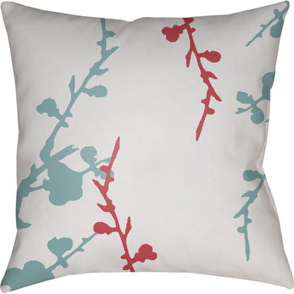 Chinoiserie Floral Pillow - 28149 by Livabliss. Made from unique in a traditional style.