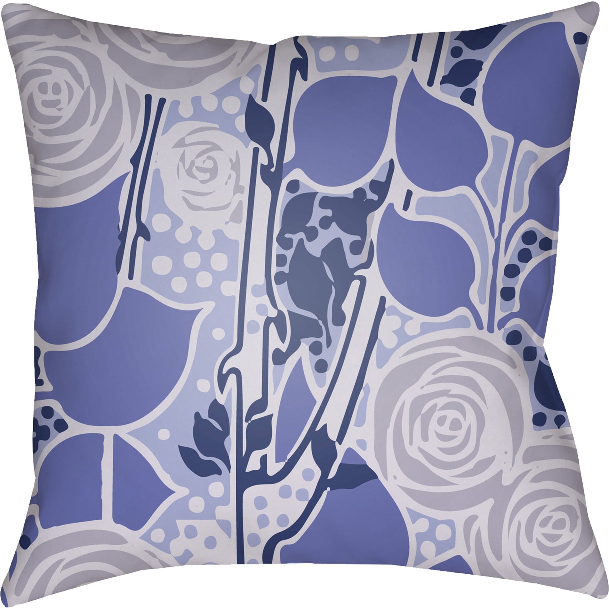 Chinoiserie Floral Pillow - 28149 by Livabliss. Made from unique in a traditional style.