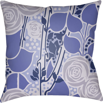 Chinoiserie Floral Pillow - 28149 by Livabliss. Made from unique in a traditional style.