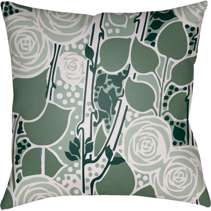 Chinoiserie Floral Pillow - 28149 by Livabliss. Made from unique in a traditional style.