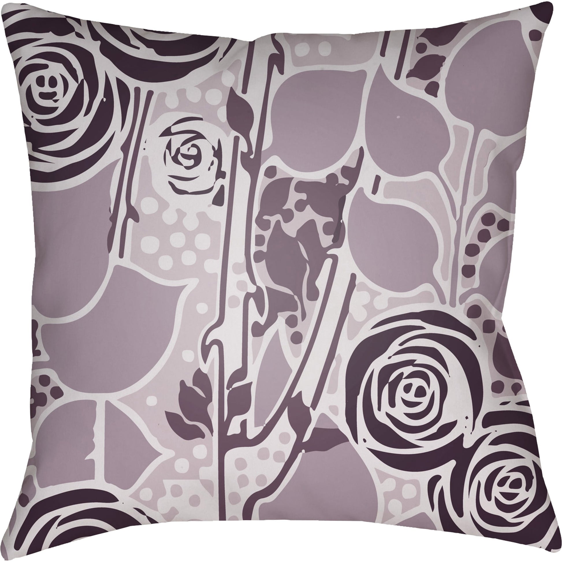 Chinoiserie Floral Pillow - 28149 by Livabliss. Made from unique in a traditional style.