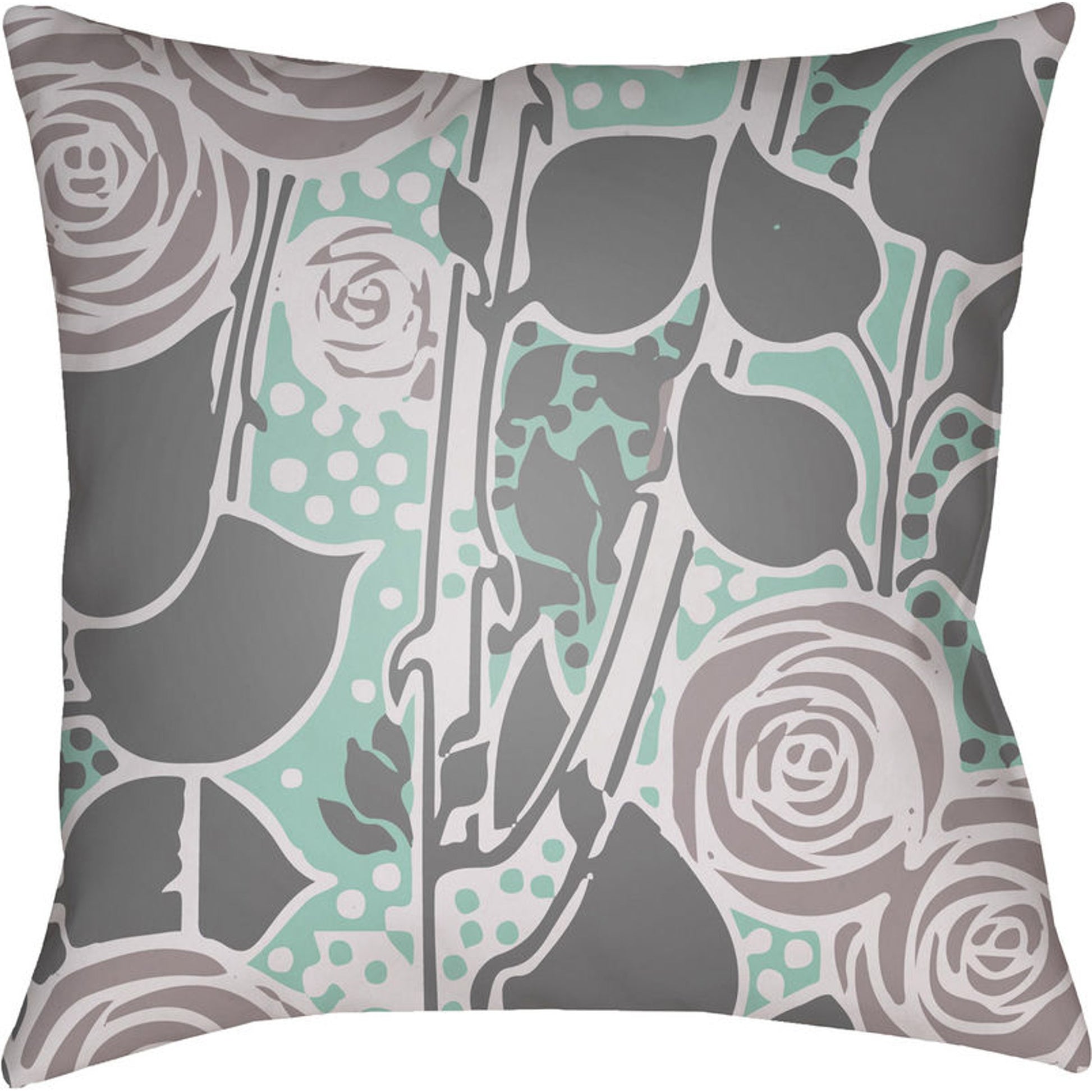 Chinoiserie Floral Pillow - 28149 by Livabliss. Made from unique in a traditional style.